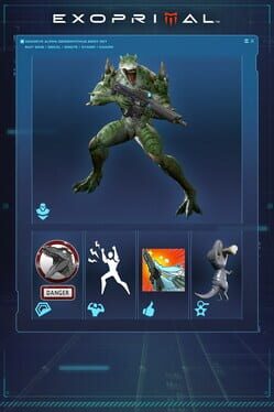 Exoprimal: Deadeye Alpha Deinonychus Body Set Cover