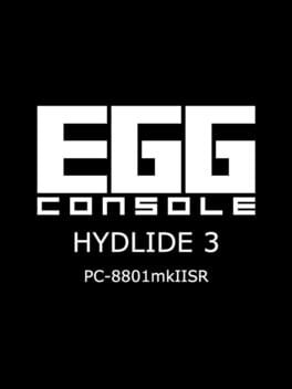 Eggconsole Hydlide3 PC-8801mkIISR Cover