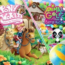 Pony World: Color by Numbers & Animal Golf: Battle Race Bundle Cover