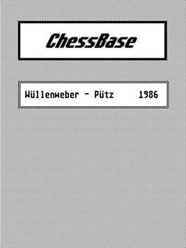 ChessBase 1.0 Cover