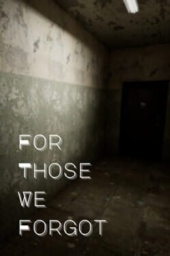For Those We Forgot Cover