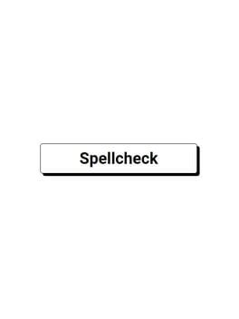 Spellcheck Cover