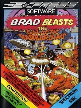 Brad Blasts the Galactic Barbarians Cover