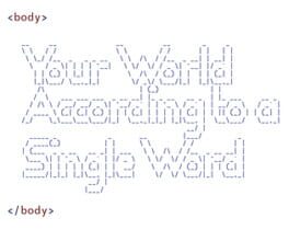 Your World According to a Single Word Cover