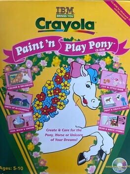 Crayola Paint 'n Play Pony Cover