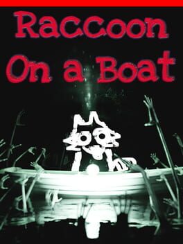Raccoon on a Boat Cover