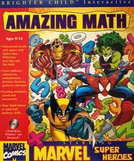 Amazing Math Starring Marvel Super Heroes Cover