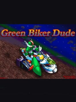 Green Biker Dude Cover