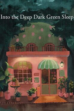 ­Into the Deep Dark Green Sleep Cover