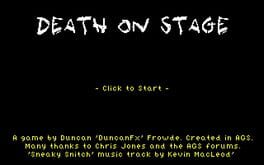 Death on Stage Cover