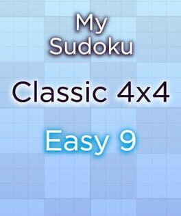 My Sudoku: Classic 4x4 Easy 9 Cover