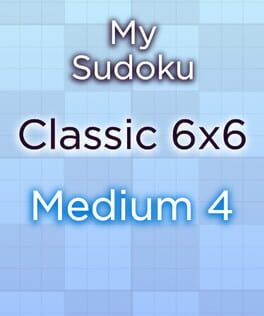 My Sudoku: Classic 6x6 Medium 4 Cover