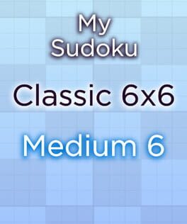 My Sudoku: Classic 6x6 Medium 6 Cover