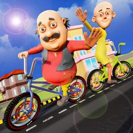 Motu Patlu Bicycle Riding Cover