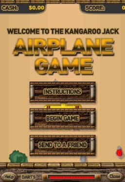 Kangaroo Jack: Airplane Game Cover