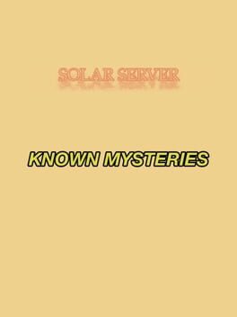 Known Mysteries Cover