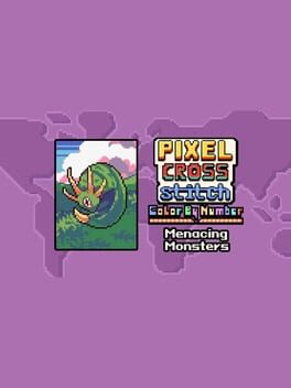 Pixel Cross Stitch: Color by Number - Menacing Monsters Pack