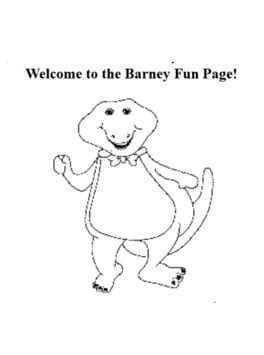 The Barney Fun Page! Cover