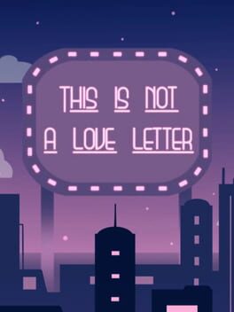 This Is Not A Love Letter Cover