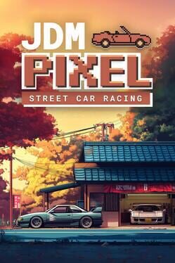 JDM Pixel Street Car Racing Cover