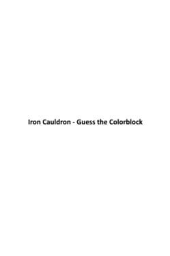 Iron Cauldron: Guess the Colorblock Cover
