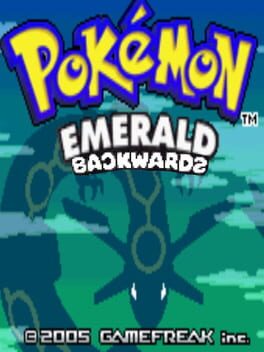 Pokémon: Emerald Backwards Cover