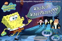 WhoBob WhatPants??? Cover