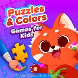 Puzzles & Colors: Games for Kids - Toddler Coloring Book Draw Paint Cover