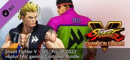 Street Fighter V: Pro-JP 2022 v6plus FAV gaming Costumes Bundle Cover