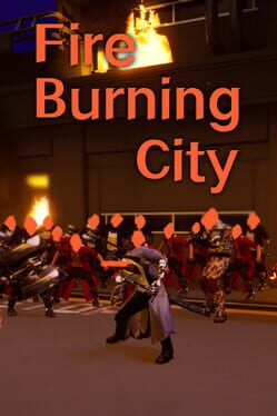 Fire Burning City Cover