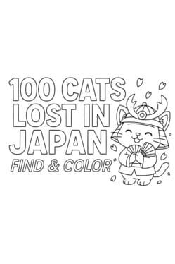 100 Cats Lost in Japan Find & Color Cover