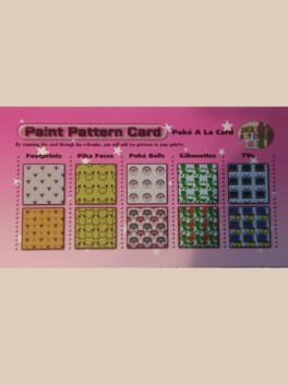 Pokémon Channel-e: Paint Pattern Card - Poké A La Card Cover