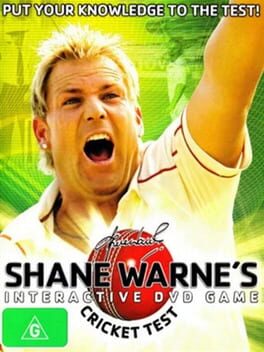 Shane Warne's Cricket Test Interactive DVD Game Cover