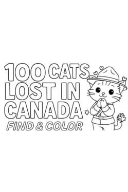 100 Cats Lost in Canada Find & Color Cover
