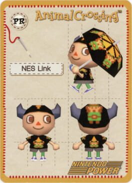 Animal Crossing-e: PR - Design Card: NES Link Cover