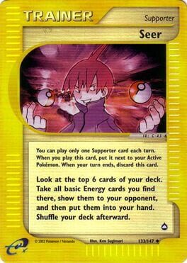 Construction: Action - Player: C-45-# - Seer Cover