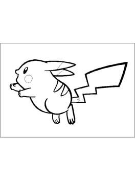 Pokémon Channel-e: Line Art Card - The Pikachu Star cover