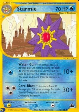 Construction: Action - Map: Starmie Cover