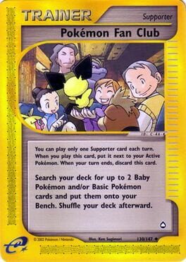 Construction: Action - Player: C-46-# - Pokémon Fan Club Cover