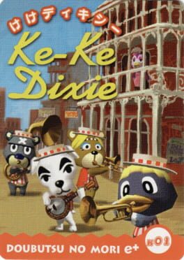 Doubutsu no Mori e+: Mura Melo Card - K01: Ke-Ke Dixie Cover