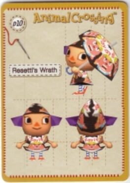 Animal Crossing-e: D10 - Design Card: Resetti's Wrath Cover