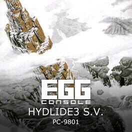 Eggconsole Hydlide3 S.V. PC-9801 Cover