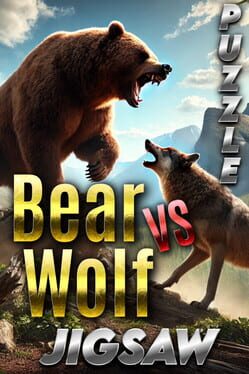 Bear vs. Wolf Jigsaw Puzzle Cover