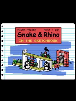 Snake and Rhino in the Sketchbook Cover