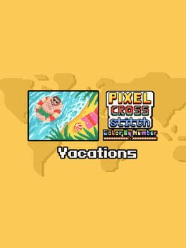Pixel Cross Stitch: Color by Number - Vacations Pack