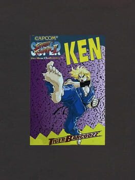 Super Street Fighter II: The New Challengers - Tiger Barcodzz: Ken Cover