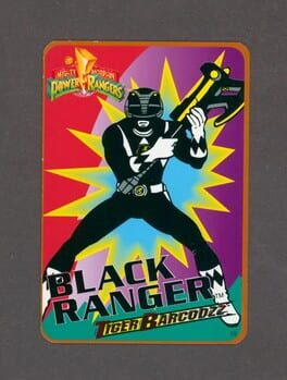 Mighty Morphin Power Rangers: Tiger Barcodzz - 19: Black Ranger Cover