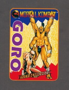 Mortal Kombat: Tiger Barcodzz - Goro Cover