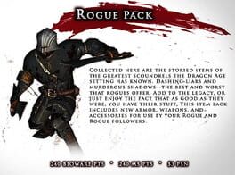 Dragon Age II: Rogue Item Pack Cover