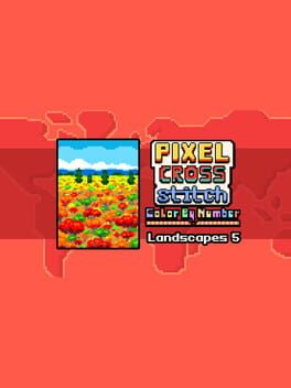 Pixel Cross Stitch Color by Number: Landscapes Pack 5 Cover
